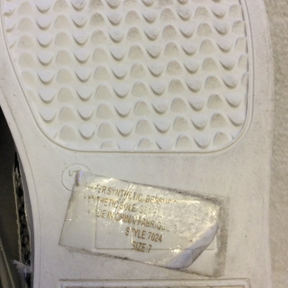 Black and white faux snakeskin SWS slip on shoes - Picture 5 of 7